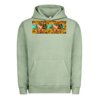 Pigment Oil Green Fall coop animals pumpkin 11 oz mug Urban Hoodie - Artiststas