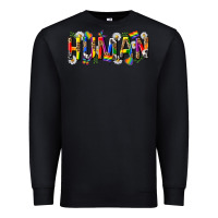 Black pride human Premium Sweatshirt - texasbilliewilder