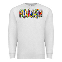 Oatmeal Heather pride human Premium Sweatshirt - texasbilliewilder