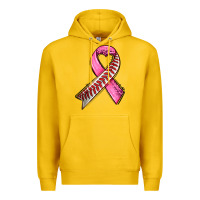 Lemon breast cancer sport ribbons Premium Hoodie - AdoDesignShop