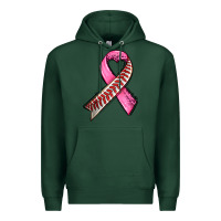 Sports Green breast cancer sport ribbons Premium Hoodie - AdoDesignShop