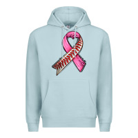 Blue Mist breast cancer sport ribbons Premium Hoodie - AdoDesignShop