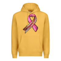 Breast Cancer Sport Ribbons Premium Hoodie | Teevron
