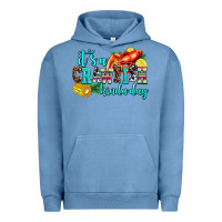 Pigment Pebble Blue its a crawfish kinda day Urban Hoodie - AdoDesignShop