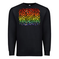 Black pride leopard background lgbt Premium Sweatshirt - texasbilliewilder