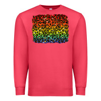 Cardinal pride leopard background lgbt Premium Sweatshirt - texasbilliewilder