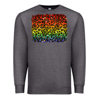 Charcoal Heather pride leopard background lgbt Premium Sweatshirt - texasbilliewilder