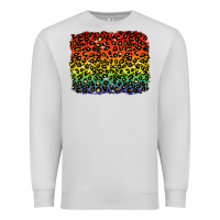 Dove Grey pride leopard background lgbt Premium Sweatshirt - texasbilliewilder