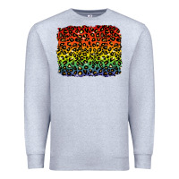 Heather Grey pride leopard background lgbt Premium Sweatshirt - texasbilliewilder