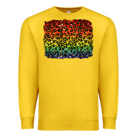 Lemon pride leopard background lgbt Premium Sweatshirt - texasbilliewilder