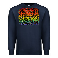 Navy pride leopard background lgbt Premium Sweatshirt - texasbilliewilder