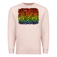 Pale Pink pride leopard background lgbt Premium Sweatshirt - texasbilliewilder
