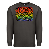 Smoke pride leopard background lgbt Premium Sweatshirt - texasbilliewilder