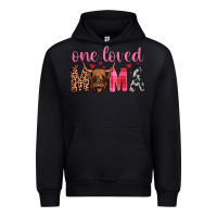 Black highland cow one loved mama Urban Hoodie - JahusDesignShop