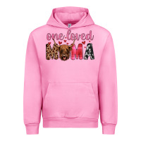 Fuchsia Pink highland cow one loved mama Urban Hoodie - JahusDesignShop