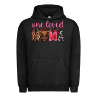 Pigment Black highland cow one loved mama Urban Hoodie - JahusDesignShop