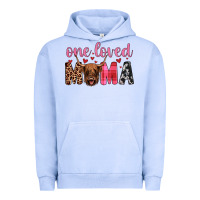 Pigment Grape Ice highland cow one loved mama Urban Hoodie - JahusDesignShop