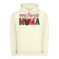 Pigment Pistachio highland cow one loved mama Urban Hoodie - JahusDesignShop