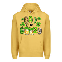 Antique Gold bad and boozy Premium Hoodie - Artiststas