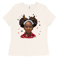 Bone christmas african girl Ladies Tee - BarkalooDesign