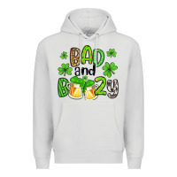 Bad And Boozy Premium Hoodie | Teevron