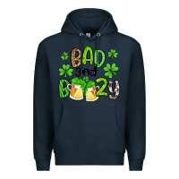 Navy bad and boozy Premium Hoodie - Artiststas