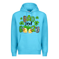 Ocean Blue bad and boozy Premium Hoodie - Artiststas