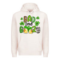 Pale Pink bad and boozy Premium Hoodie - Artiststas