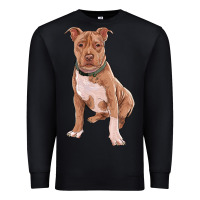 Black Brown Pitbull Premium Sweatshirt - RanaPortraitStore