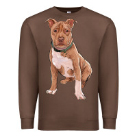 Chestnut Brown Pitbull Premium Sweatshirt - RanaPortraitStore