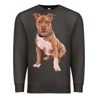 Smoke Brown Pitbull Premium Sweatshirt - RanaPortraitStore