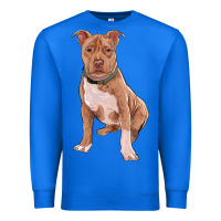 True Royal Brown Pitbull Premium Sweatshirt - RanaPortraitStore