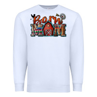 White barn mom Premium Sweatshirt - Zillion Design Studio