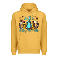 With God All Things Are Possible Matthew 19 26 Premium Hoodie | Teevron