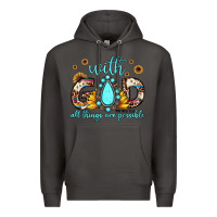 Smoke with god all things are possible matthew 19 26 Premium Hoodie - JahusDesignShop