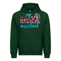Forest Green medical assistant Urban Hoodie - AdoDesignShop
