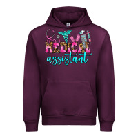 Mauve Wine medical assistant Urban Hoodie - AdoDesignShop