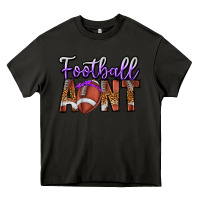 Asphalt Football Aunt Heavy Core Tee - CowhideDigitalArt
