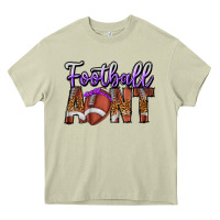Mossy Football Aunt Heavy Core Tee - CowhideDigitalArt