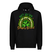 Black not lucky simply blessed rainbow Premium Hoodie - Artiststas