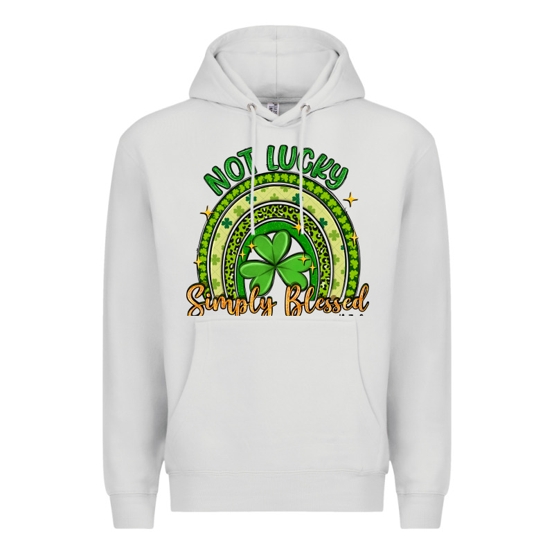Not Lucky Simply Blessed Rainbow Premium Hoodie by Artiststas | Teevron