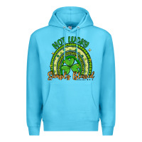 Ocean Blue not lucky simply blessed rainbow Premium Hoodie - Artiststas