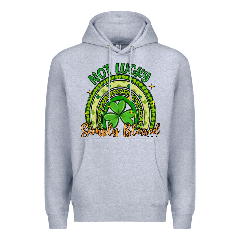 Not Lucky Simply Blessed Rainbow Premium Hoodie by Artiststas | Teevron