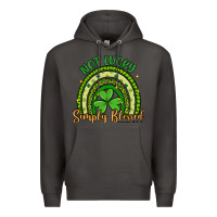 Smoke not lucky simply blessed rainbow Premium Hoodie - Artiststas
