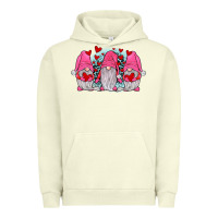 Pigment Pistachio gnomies valentines day Urban Hoodie - JahusDesignShop