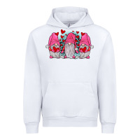 White gnomies valentines day Urban Hoodie - JahusDesignShop