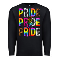 Black pride pride pride Premium Sweatshirt - texasbilliewilder