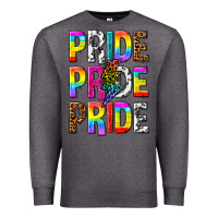 Charcoal Heather pride pride pride Premium Sweatshirt - texasbilliewilder
