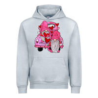 Heather Grey farm truck,gnomies valentines Urban Hoodie - JahusDesignShop