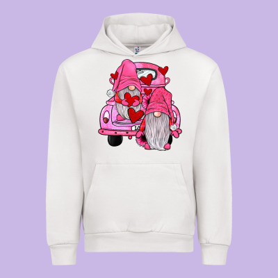 Farm Truck,gnomies Valentines Urban Hoodie Designed By Jahusdesignshop
